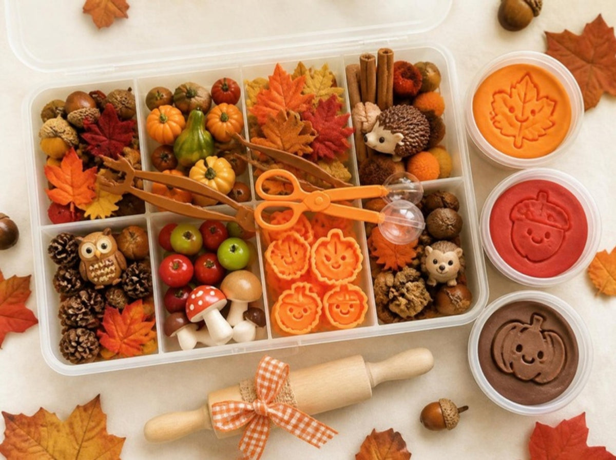 Fall Is Here Sensory Bin